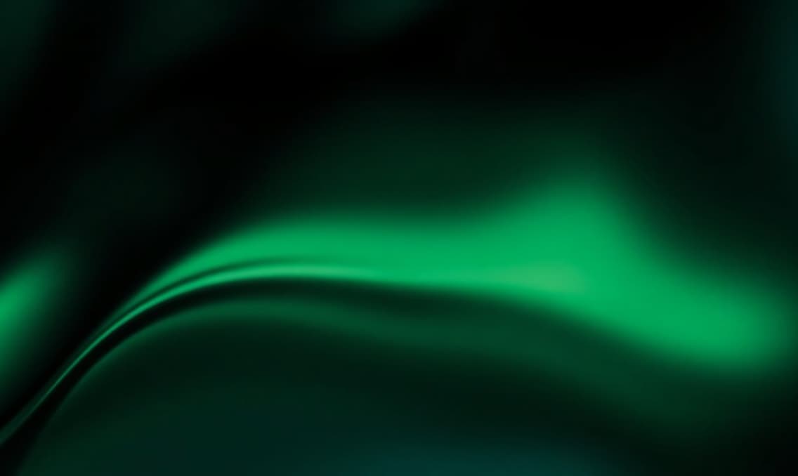 Abstract green wave