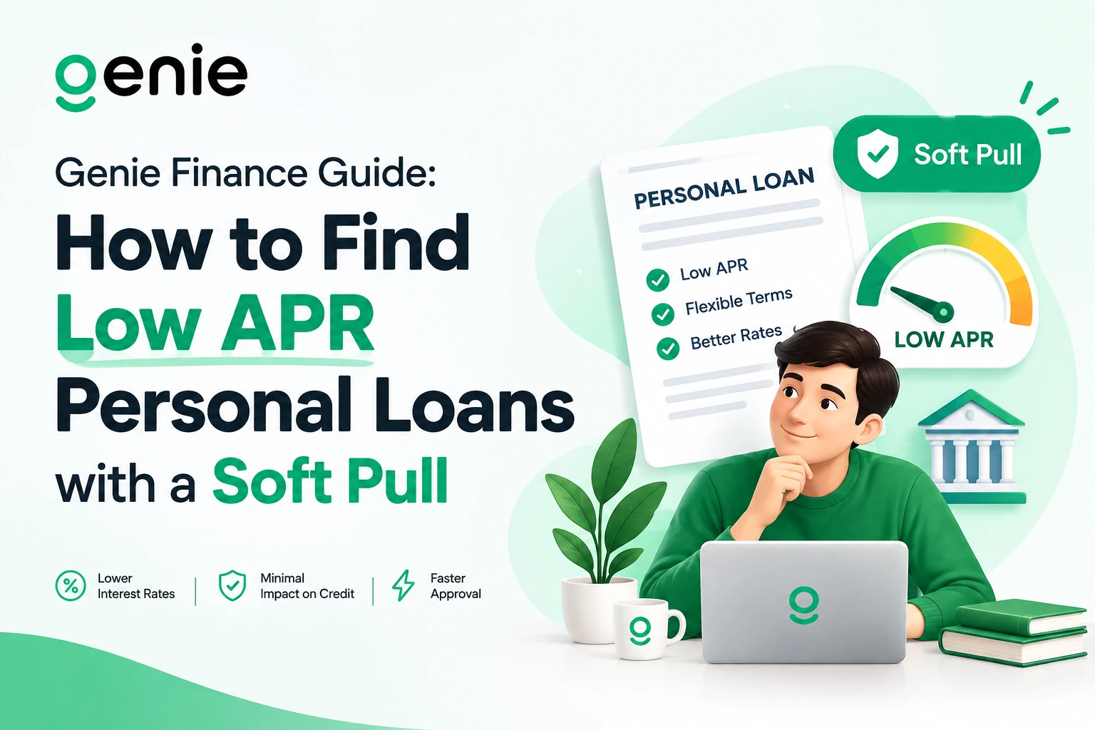 Genie Finance guide to finding low-APR personal loans with a soft credit pull